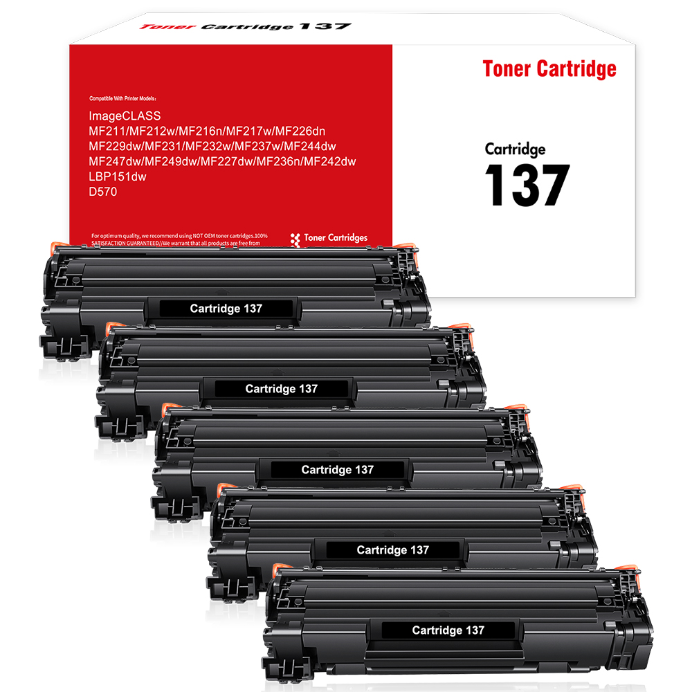 Imprimante Laser 4PK CRG137 9435B001 BK Toner Cartridge For Canon
