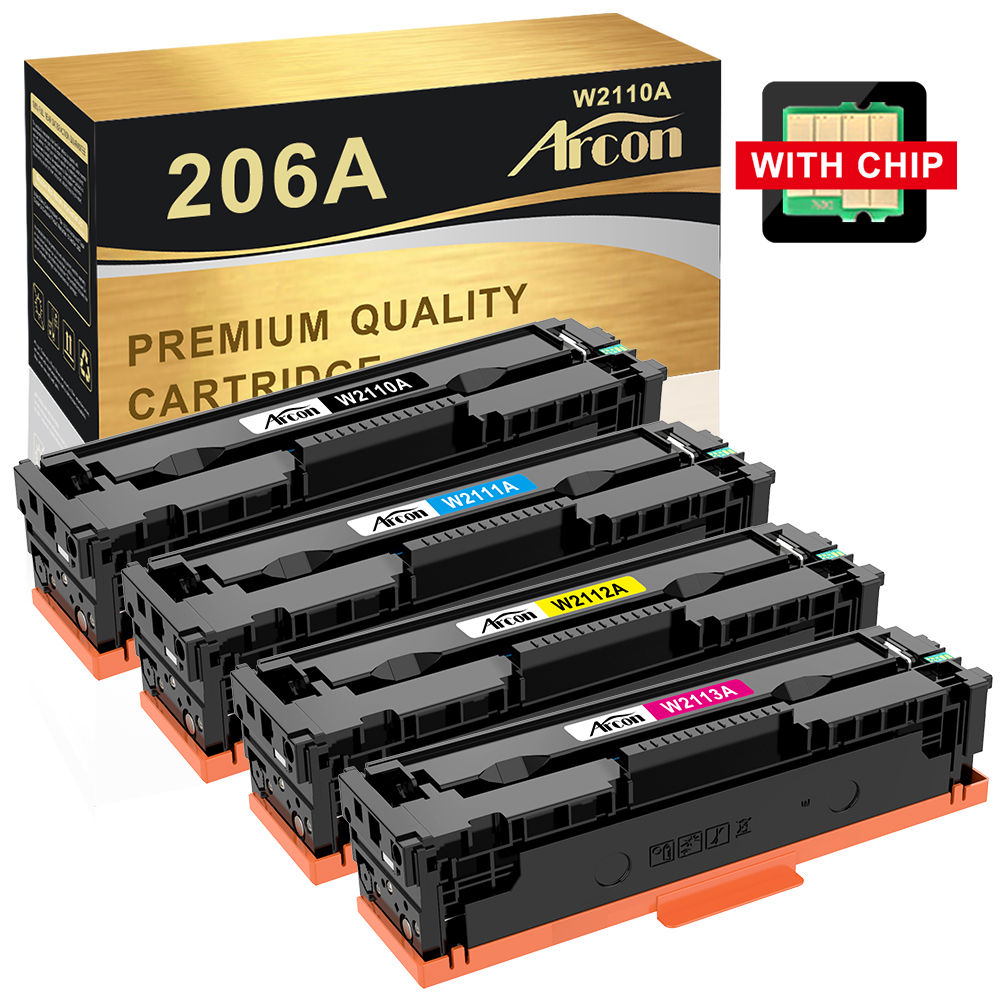 TRUE IMAGE - Cartucho de tóner Compatible con HP 206A 206X W2110A
